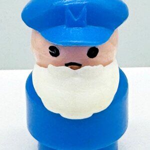 Fisher Price Little People Boat Captain White Beard Cruise Boat Marina Vintage